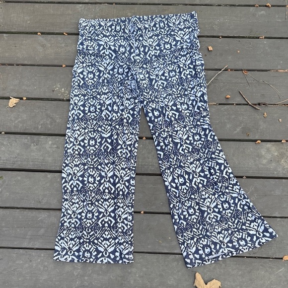 Lauren Ralph Lauren Pants - Lauren Ralph Lauren Navy and White Patterned Soft Stretchy Pants size 2X